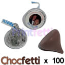 100 Chocfetti Kisses wedding and party confetti personalised custom photo photograph decoration