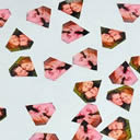 750 of diamond shape Printfetti wedding and party confetti personalised custom photo photograph decoration