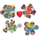 Printfetti sample pack wedding and party confetti personalised custom photo photograph decoration